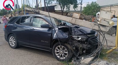 &ldquo;Chevrolet&rdquo; əvvəl &ldquo;Opel&rdquo;ə, daha sonra işıq dirəyinə çırpıldı - FOTO