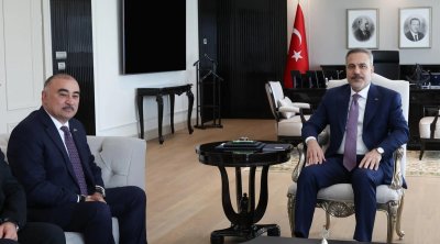 Hakan Fidan səfirimizlə görüşdü