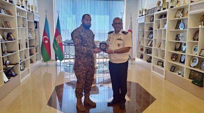 Pakistan hərbçiləri Azərbaycan Hərbi Dəniz Qüvvələrini ziyarət etdi - FOTO