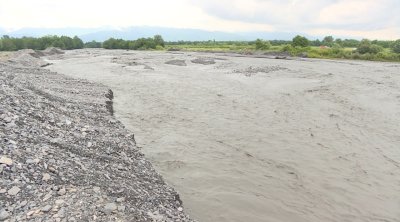 Oğuzda sel həyəcanı: Bu kəndin sakinləri təhlükədədir - FOTO
