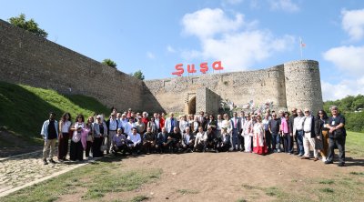 &ldquo;Türk Dünyası Həftəsi&rdquo;nin iştirakçıları Şuşada &ndash; FOTO