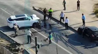 Səhər saatlarında Hövsanda ağır qəza: XƏSARƏT ALAN VAR &ndash; FOTO/VİDEO