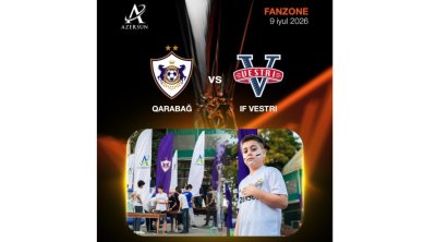 “Qarabağ”- “Vestri” oyunundan əvvəl fan zona təşkil olunacaq