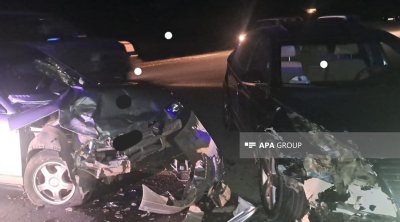 Şəmkirdə VAZ və “Volkswagen” toqquşdu: Xəsarət alanlar var - FOTO