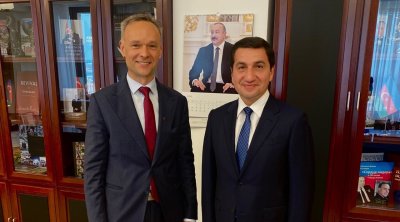 Hikmət Hacıyev Litva səfiri ilə görüşdü &ndash; FOTO