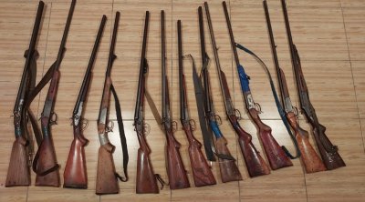 Ötən gün qanunsuz saxlanılan 14 tüfəng aşkarlandı
