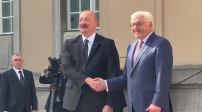 Almaniya Prezidenti İlham Əliyevi belə qarşıladı – VİDEO
