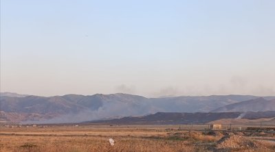 Cəbrayılın üç kəndində yanğın başladı - FOTO