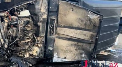 Şuşaya gedən ödənişli yolda "Gelandewagen" aşdı - VİDEO