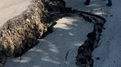 Çökən asfalt, yarılan yollar: Paytaxtdakı təhlükənin səbəbləri bəlli oldu - FOTO