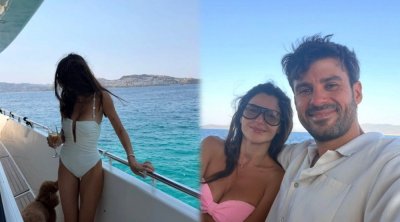Nəsrinin həyat yoldaşı ilə yaxta gəzintisi – FOTO