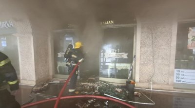 Bakının mərkəzindəki yanğın SÖNDÜRÜLDÜ - 3 obyektə və evə keçibmiş