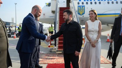 Zelenski ilk dəfə Serbiyaya səfər etdi - FOTO