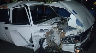 Tovuzun mərkəzində qəza: VAZ və “Kia” toqquşdu - FOTO