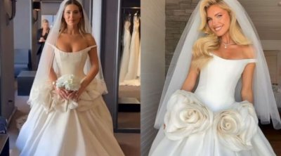 29 yaşlı realiti-şou ulduzunun toy libası sərt tənqid olundu - SƏBƏB - FOTO