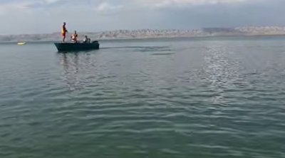 Kür çayında batan şəxs AXTARILIR - VİDEO
