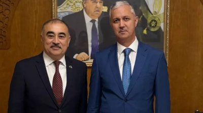 Rəşad Məmmədov Tacikistanın Özbəkistandakı səfiri ilə GÖRÜŞDÜ - FOTO