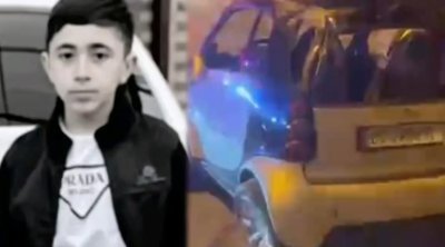 12 yaşlı Tapdıq ona hədiyyə olunan maşınla yola çıxıbmış &ndash; Video