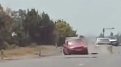 Yuxulu sürücü əks yola çıxıb qəza törətdi- Anbaan görüntülər
