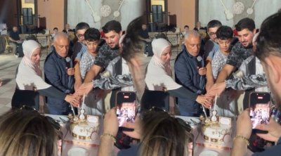 Alim Qasımov bağında ad günü etdi -Video
