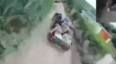 Rusiya &ldquo;pusqu dronları&rdquo;nı işə saldı &ndash; Hücumun ANBAAN VİDEOSU
