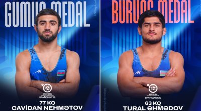 Güləşçilərimiz dünya çempionatına iki medalla start verdilər
