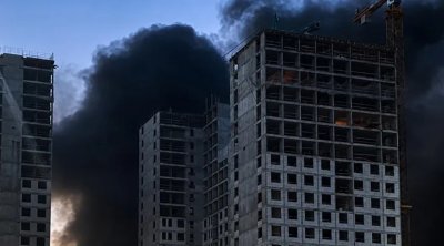 Moskvaya rekord sayda dronla hücum – Video