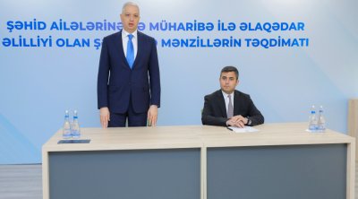 68 şəhid ailəsi və müharibə əlili mənzillə təmin olundu - FOTO