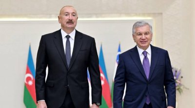 Şavkat Mirziyoyev “Heydər Əliyev” ordeni ilə təltif edildi - FOTO