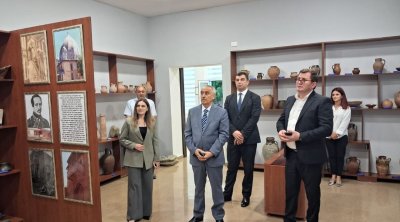İcra başçısı Qusardakı yenilənmiş Tarix-Diyarşünaslıq Muzeyinə baş çəkdi - FOTO