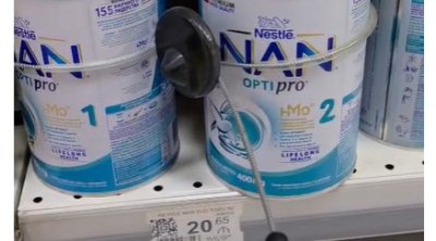 Uşaq qidasına siqnalizasiya birkası - Bakı supermarketlərində ŞOK MƏNZƏRƏ - VİDEO