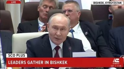 Putin çıxış etdi, Peskov yuxuladı &ndash; Video