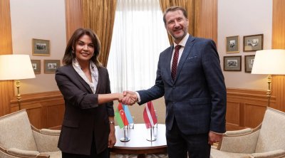 Azərbaycan-Latviya münasibətləri müzakirə olundu - FOTO