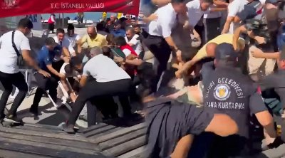 Türkiyədə gəmi qəzasını işıqlandıran operator döyüldü - VİDEO
