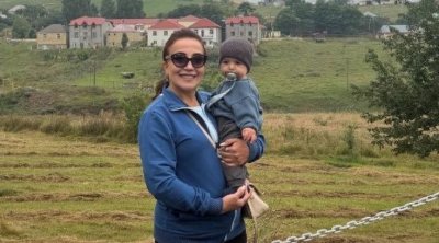 Xalq artistinin 1 yaşlı nəvəsi &ndash;Foto