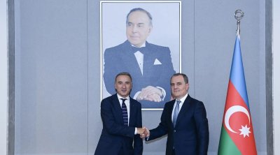 Ceyhun Bayramov sülh gündəliyini ATƏT Parlament Assambleyasının Prezidenti ilə müzakirə etdi &ndash; FOTO