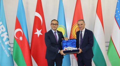 TÜRKPA Baş katibi ATƏT PA-nın Prezidentini qəbul etdi - FOTO
