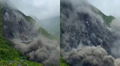 Nepalda təbii fəlakətlər davam edir - VİDEO