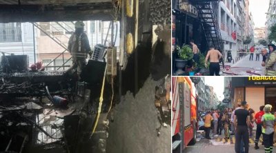 Türkiyədə hoteldə yanğın olub - 12 nəfər xəsarət alıb
