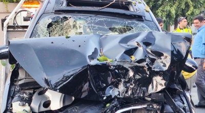 Gəncədə KIA &ldquo;Opel&rdquo;lə toqquşdu - Yaralılar var - FOTO