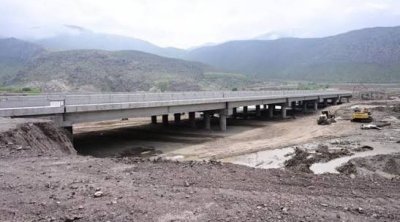 Ağbənd&ndash;Kəlalə avtomobil körpüsünün tikintisi başa çatdırıldı