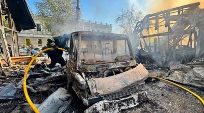 Rusiya Ukraynada ticarət mərkəzini vurdu: 4 ölü, 60-dan çox yaralı var &ndash; FOTO/VİDEO