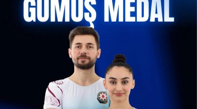 Gimnastlarımız Dünya çempionatında gümüş medal qazandı