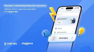 &ldquo;Azərişıq&rdquo; rəqəmsal xidmətlərini &ldquo;mygov&rdquo; a inteqrasiya edir