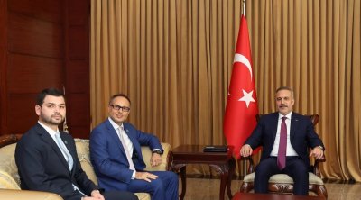 Hakan Fidan Bakıda TÜRKPA Baş katibi ilə görüşdü - FOTO