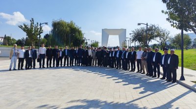 Beynəlxalq konfransın iştirakçıları Xankəndi şəhərində - FOTO