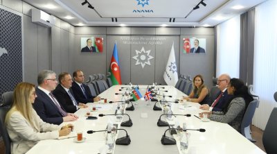 ANAMA rəsmisi Böyük Britaniyanın yeni səfiri ilə görüşdü - FOTO
