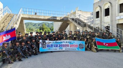 Hərbçilərimiz Koreyada döyüş tapşırıqlarını yerinə yetiriblər - FOTO