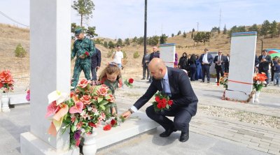 Zəngilan və Cəbrayıl rayonlarında şəhidlərin xatirəsi anıldı - FOTO