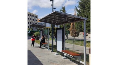 &ldquo;28 May&rdquo; və &ldquo;Şamaxinka&rdquo;da yeni dayanacaqlar quraşdırıldı - FOTO